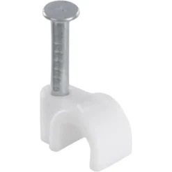 HANDSON kabelclip rond wit 4mm (25 stuks)