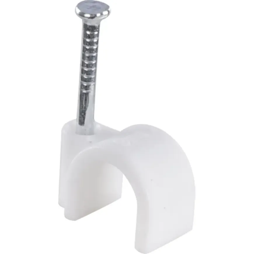 HANDSON kabelclip rond wit 9mm (25 stuks)