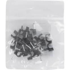 Handson Kabelclips Rond Zwart 7mm 25 stuks
