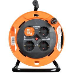 HANDSON Kabelhaspel 4-voudig RA Mini 10 Meter