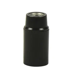 Handson lampfitting E14 glad zwart