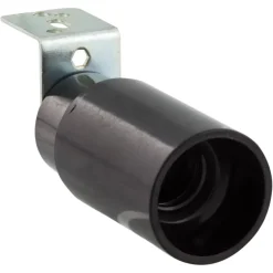 Handson lampfitting E14 haakse beugel zwart