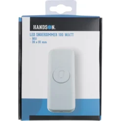 Handson LED Snoerdimmer 1-100 W Wit