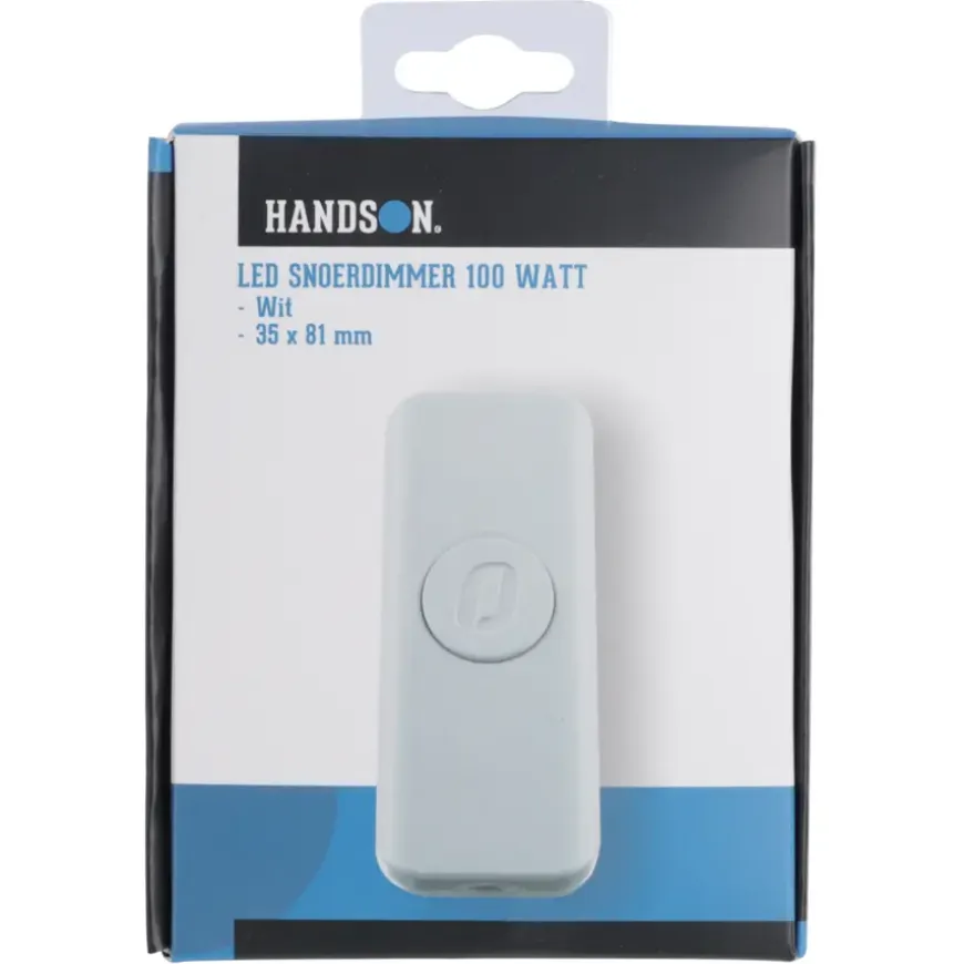 Handson LED Snoerdimmer 1-100 W Wit