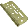 HANDSON Louvredeurscharnier 75x35 mm vermessingd - 3 stuks