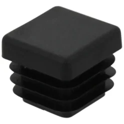 Handson meubeldop vierkant 20x20 mm zwart 4 stuks