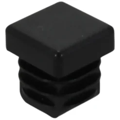 Handson meubeldop vierkant 15x15mm zwart 4 stuks