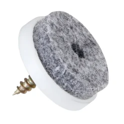 Handson meubelglijder viltglijder met schroef Ø20 mm grijs 24 stuks