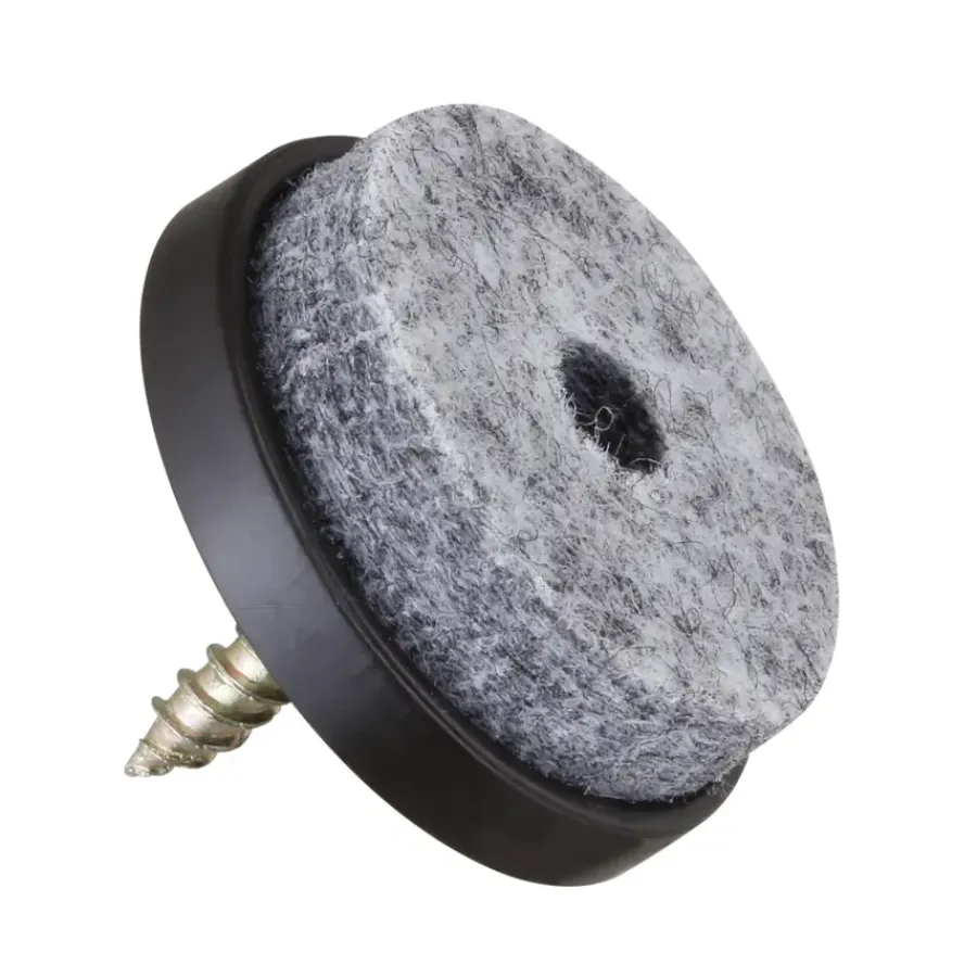 Handson meubelglijder viltglijder met schroef bruin Ø24 mm 8 stuks
