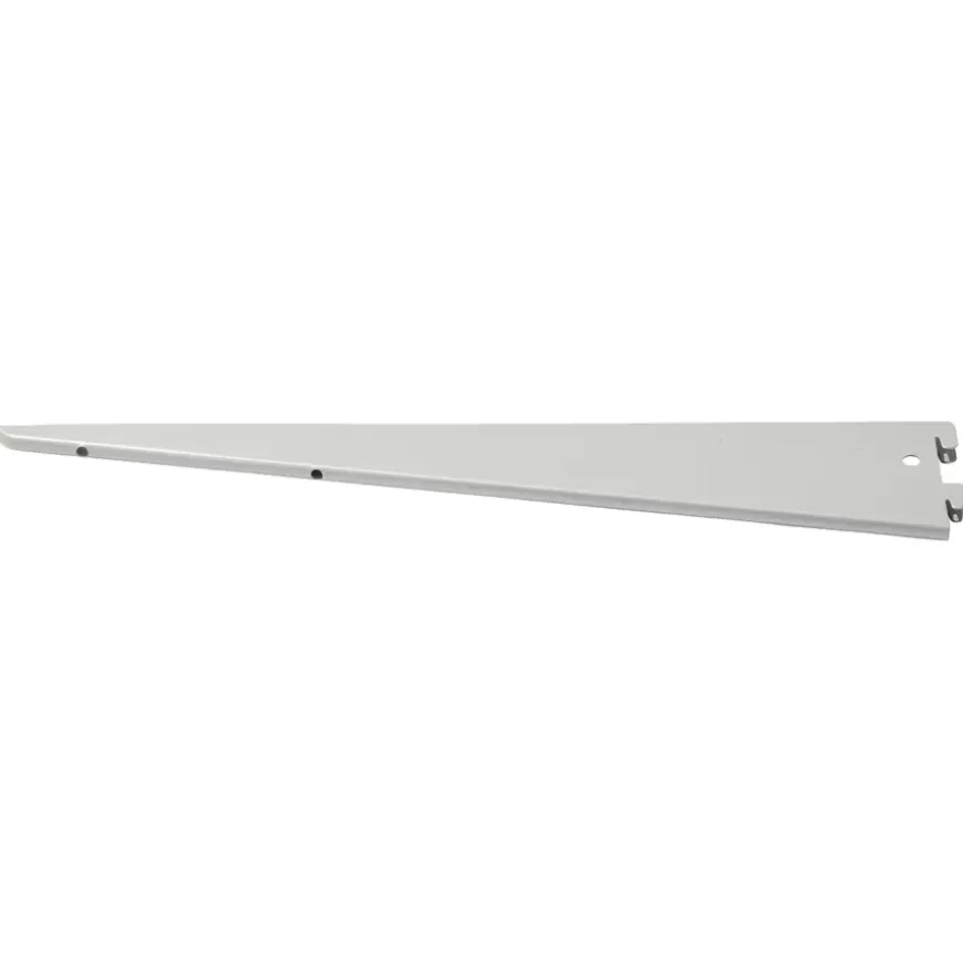 Handson plankdrager dubbel mat zilver 22 cm
