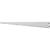 Handson plankdrager dubbel mat zilver 37 cm