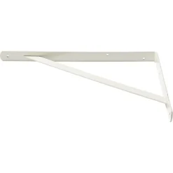Handson plankdrager industrieel gegalvaniseerd staal wit 25x40 cm