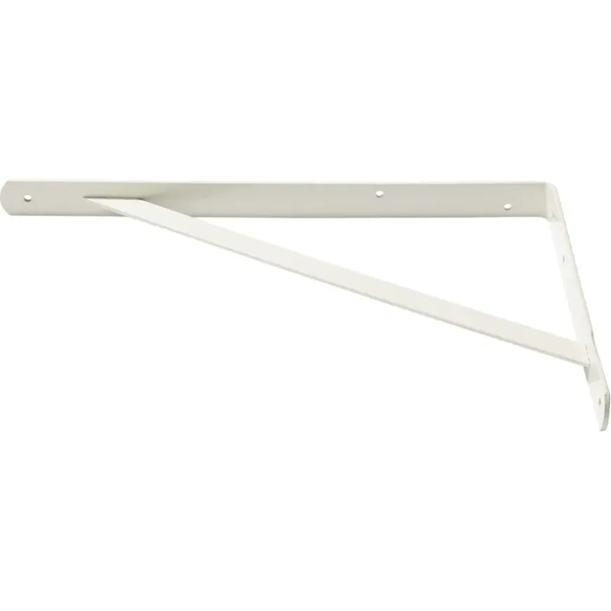 Handson plankdrager industrieel gegalvaniseerd staal wit 25x40 cm