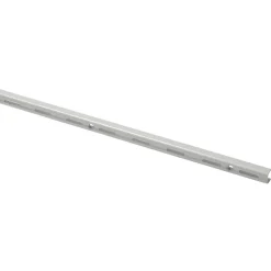 Handson rail enkel mat zilver 200 cm (2 stuks)
