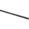 Handson rail enkel mat zwart 200 cm (2 stuks)