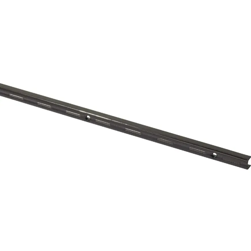 Handson rail enkel mat zwart 100 cm (2 stuks)