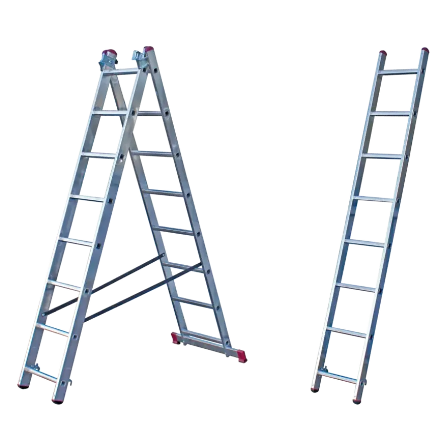 Handson Reformladder met trapfunctie 3x8 treden
