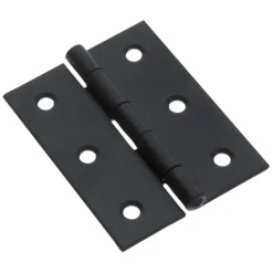 HANDSON Scharnier met vaste pen 60x46 mm zwart - 2 stuks