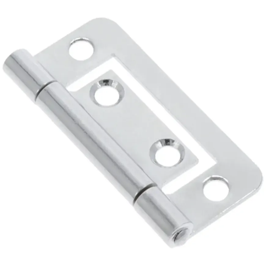 HANDSON Scharnier 50x50 mm verchroomd - 2 stuks