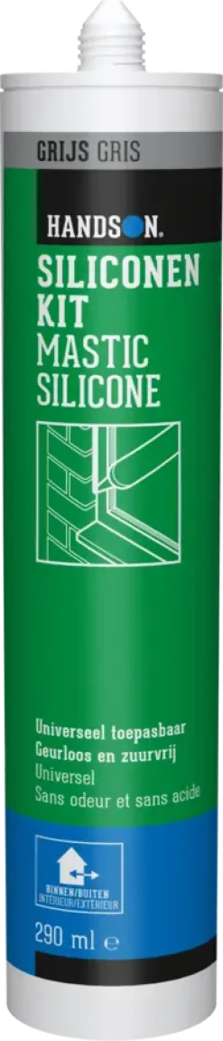 Handson siliconenkit grijs 290 ml