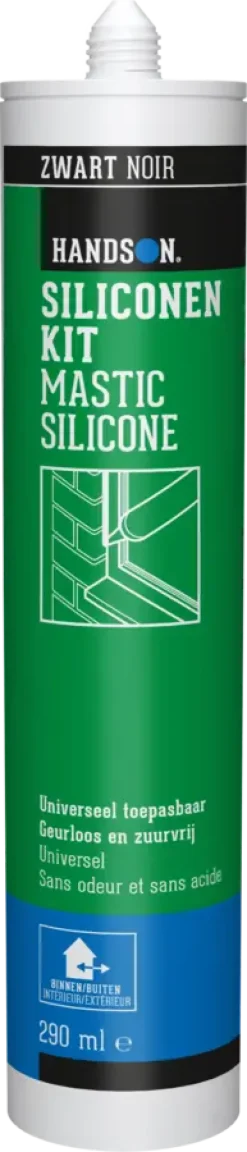 Handson siliconenkit zwart 290 ml