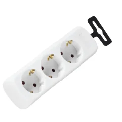 Handson Stekkerdoos 3-voudig RA Wit