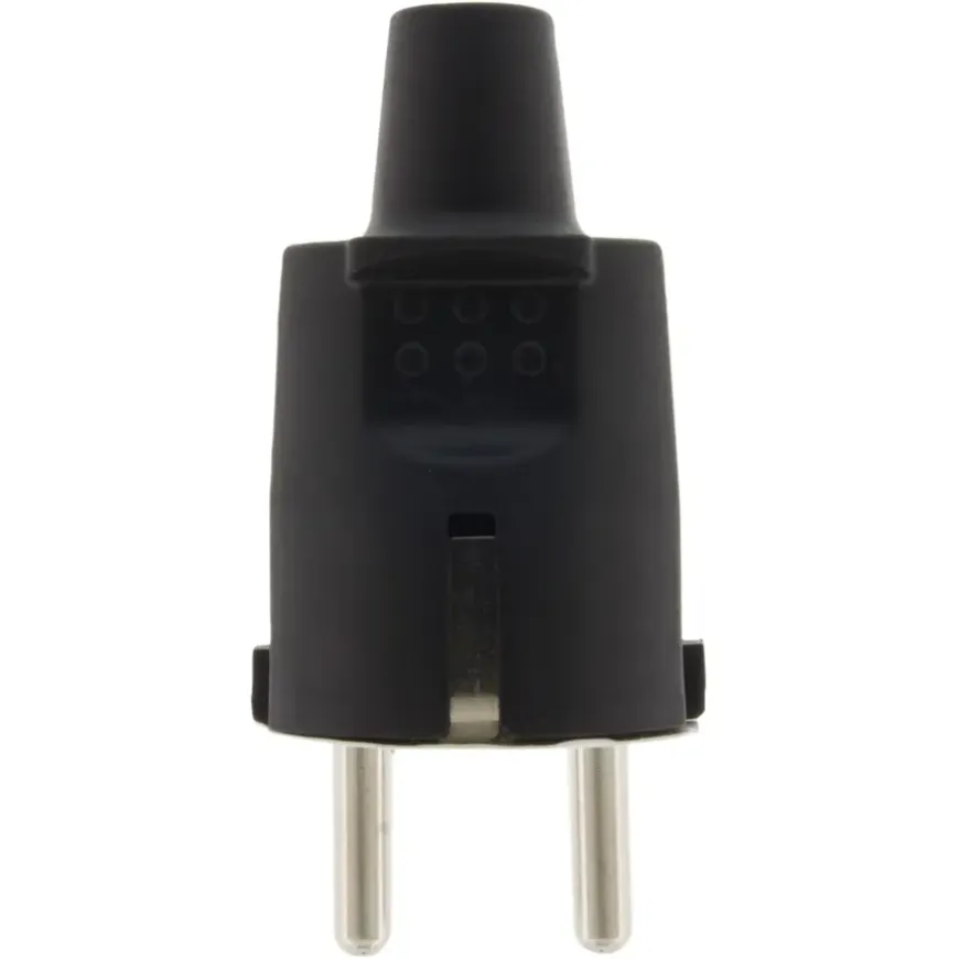 Handson Stekker PVC RA Zwart