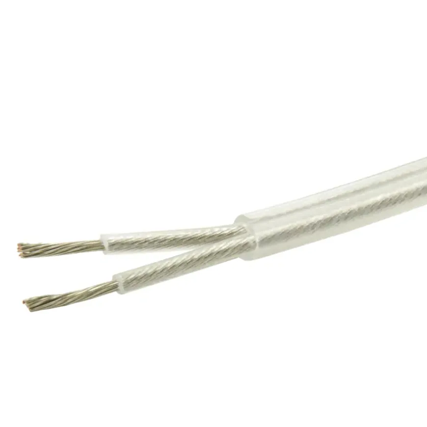 HANDSON Stroomkabel 2x0,75mm² 5 meter Transparant