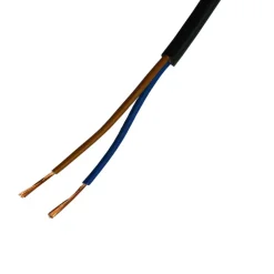Handson Stroomkabel 2 x 0,75mm² Zwart 20 Meter