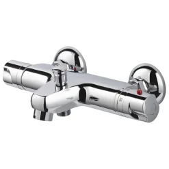 Handson thermostatische bad- en douchekraan Marco chroom 15 cm