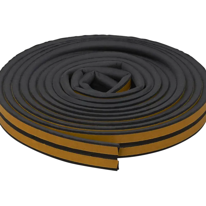 Handson tochtband P-profiel EPDM rubber antraciet 3 meter 2 stuks