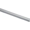Handson tochtstrip aluminium 93 cm met borstel zilver