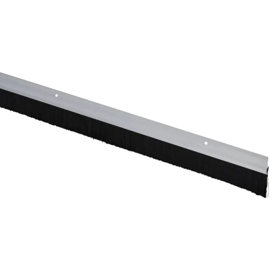 Handson tochtstrip met borstel breed aluminium 250 cm