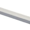 Handson tochtstrip wit aluminium 93 cm met grijze borstel