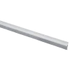 Handson tochtstrip wit kunststof 93 cm met grijze borstel