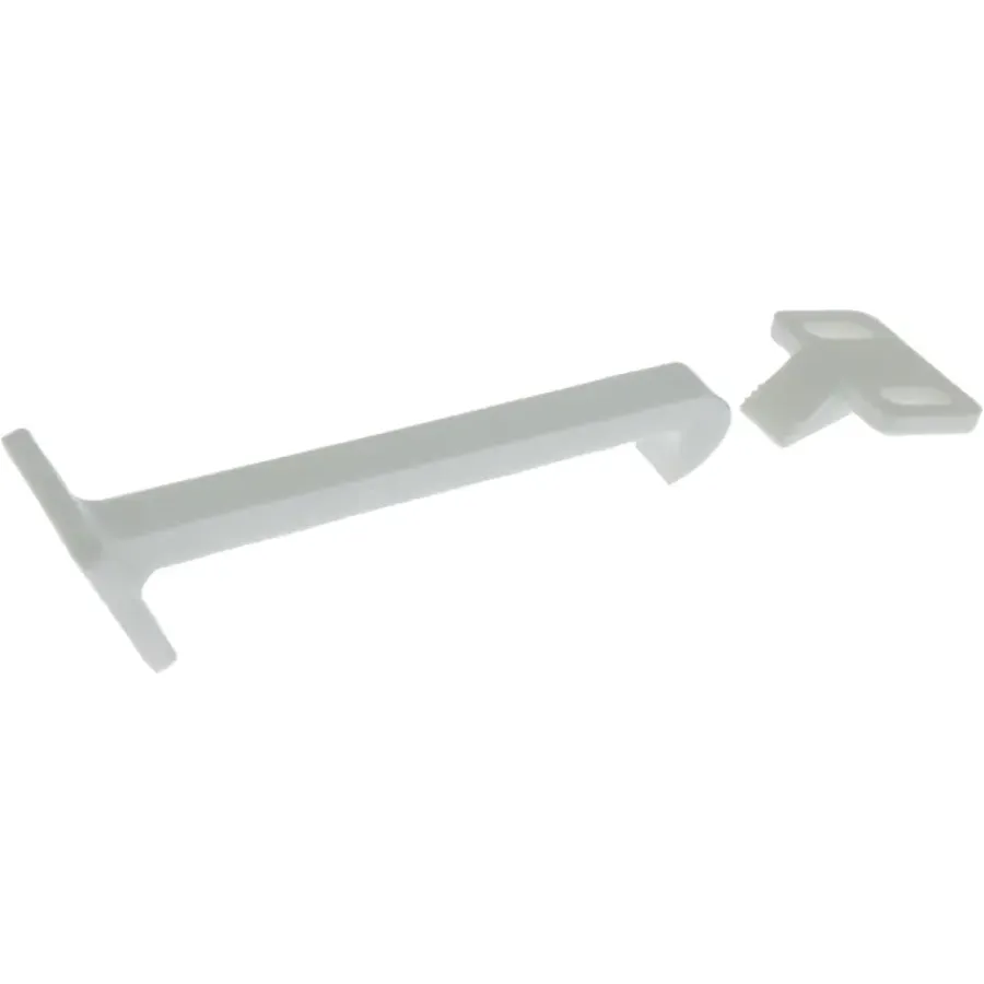Handson veiligheidshaak wit 5 mm 3 stuks