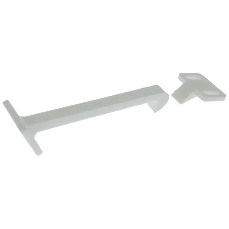 Handson veiligheidshaak wit 5 mm 3 stuks