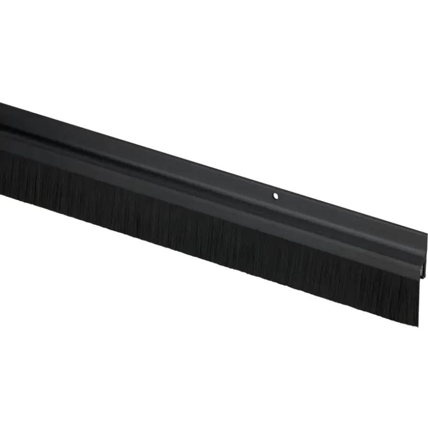 Handson zelfklevende tochtstrip PVC met borstel 93 cm zwart