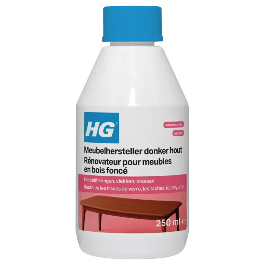 HG meubelhersteller donker hout 250 ml