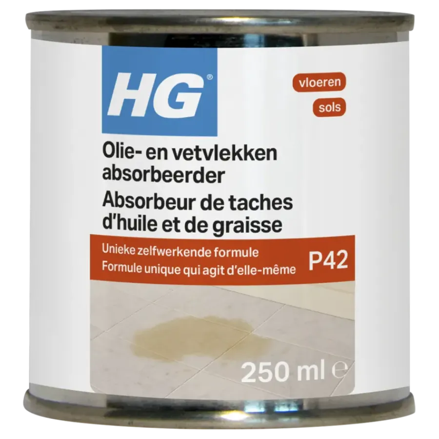 HG olie- & vetvlekken absorbeerder 250 ml