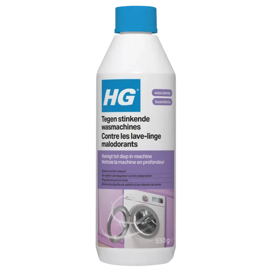 HG stinkende wasmachine reiniging