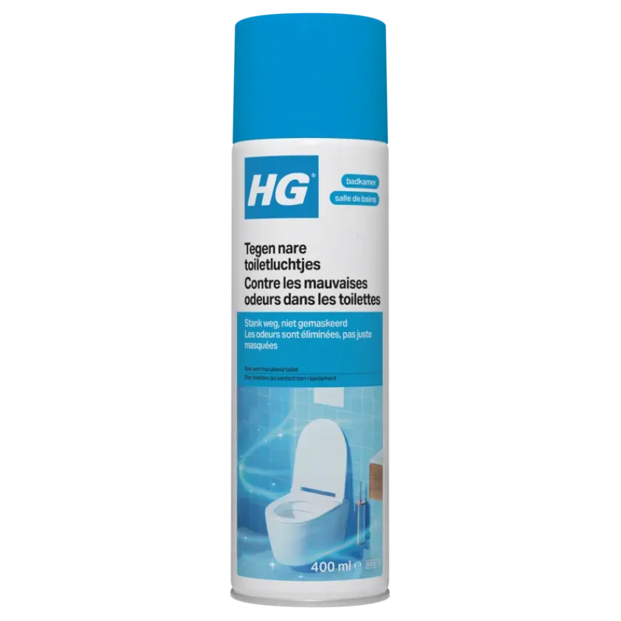 HG tegen nare toiletluchtjes 400 ml