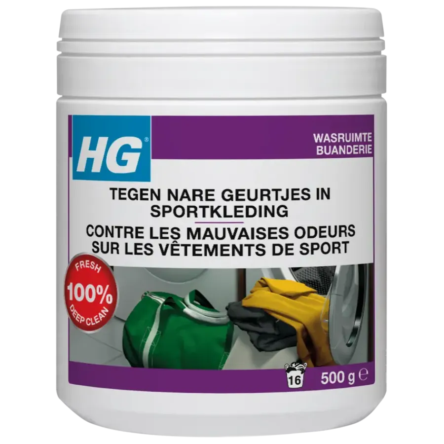 HG wasmiddeltoevoeging sportkleding 500 gr