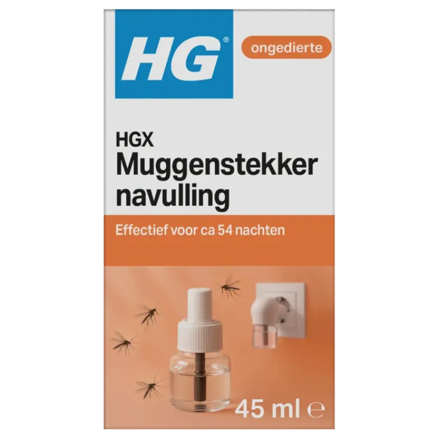 HG X muggenstekker navulling 45 ml