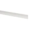 Hockeystickprofiel kunststof wit 8x21 mm lengte 260 cm
