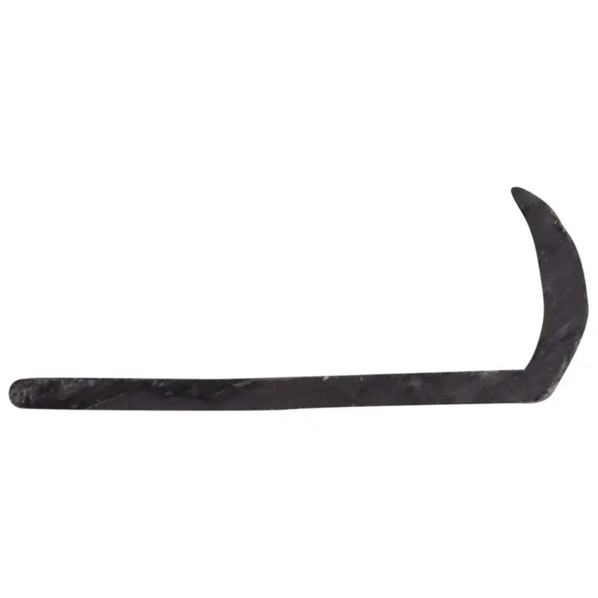 Hockeystickprofiel kunststof zwart 8x21 mm lengte 260 cm