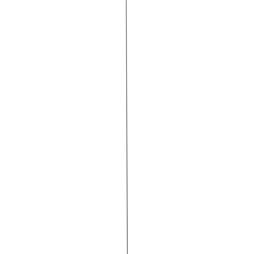 Hockeystickprofiel kunststof zwart 8x21 mm lengte 260 cm