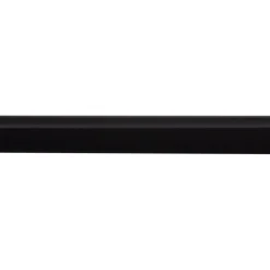 Hockeystickprofiel kunststof zwart 8x21 mm lengte 260 cm