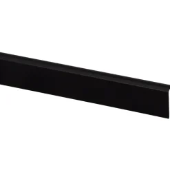 Hockeystickprofiel kunststof zwart 8x21 mm lengte 260 cm