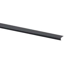 Geen Hockeystickprofiel kunststof antraciet 8x21 mm 260cm